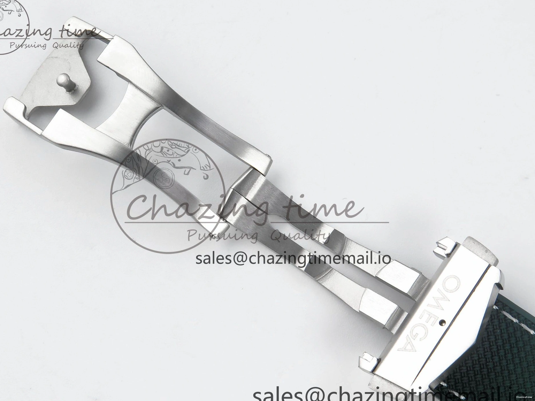 0416 Bold Seamaster Planet Ocean 600M 43.5mm SS SCF 1:1 Best Edition Green Bezel Gray Dial on Green Rubber Strap A8900 Super Clone 7666